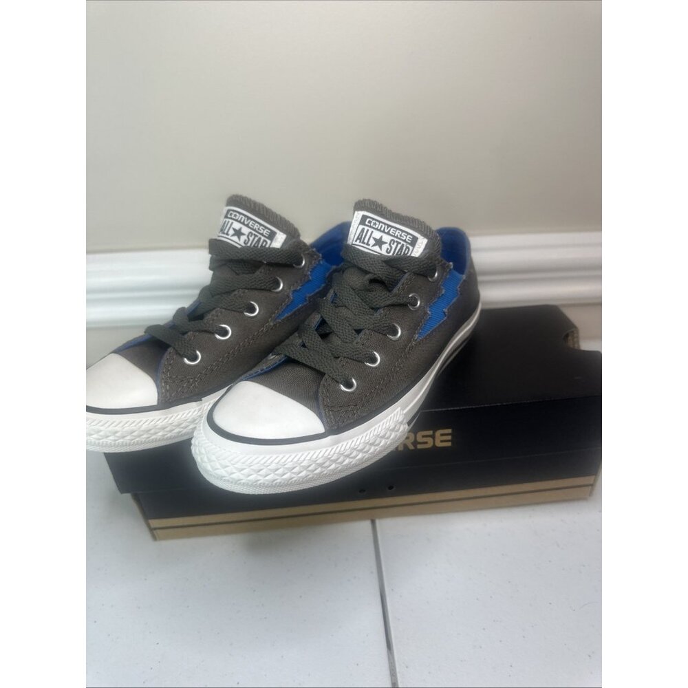 Converse Chuck Taylor All Star Lightning Bolts OX Charcoal Gray Junior 2 645235F